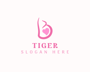 Pregnant Woman Maternity Logo