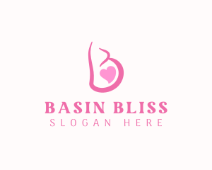 Pregnant Woman Maternity logo design