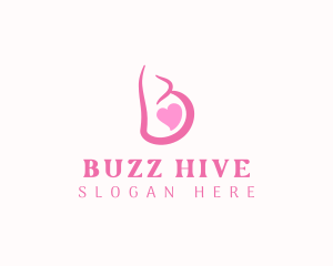 Pregnant Woman Maternity logo design