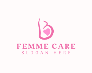 Gynecology - Pregnant Woman Maternity logo design