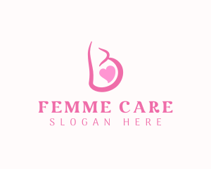 Gynecologist - Pregnant Woman Maternity logo design