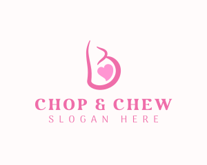 Baby - Pregnant Woman Maternity logo design
