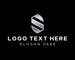 Industrial Steel Letter S logo design