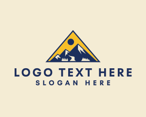 Outdoor - Mountain Explorer Triangle logo design