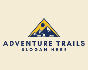 Mountain Explorer Triangle logo design