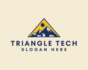 Mountain Explorer Triangle logo design