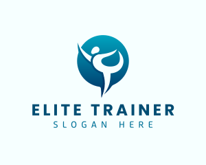 Human Aerobic Exercise logo design