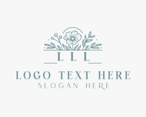 Luxury - Flower Wedding Styling logo design