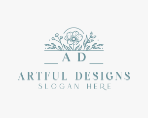 Flower Wedding Styling logo design