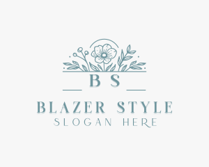 Flower Wedding Styling logo design