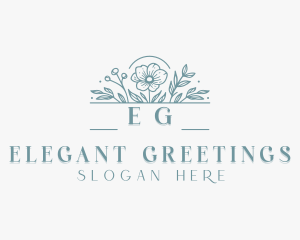 Flower Wedding Styling logo design