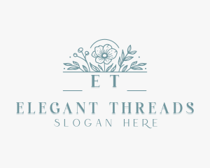 Flower Wedding Styling logo design