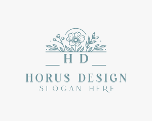 Flower Wedding Styling logo design