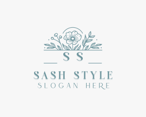 Flower Wedding Styling logo design