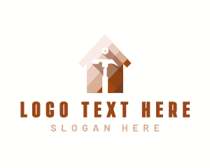 Tool - Hammer House Builder Tool logo design