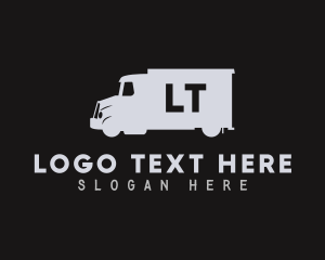 Trailer Truck - Delivery Truck Transport logo design