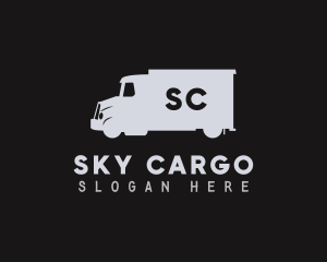 Delivery Truck Transport logo design