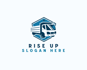 Logistics Truck Vehicle logo design