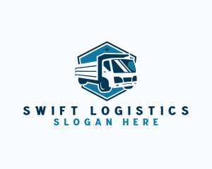Logistics - Logistics Truck Construction logo design