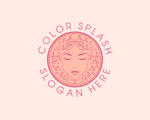 Eco Woman Wellness Fashion logo design