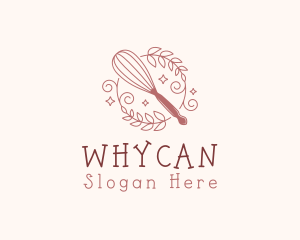 Swirl - Baking Whisk Ornamental logo design