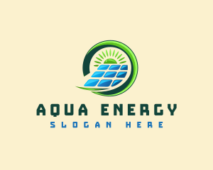 Solar Panel Energy logo design