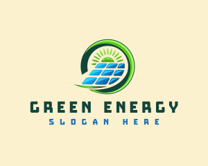 Solar Panel Energy logo design