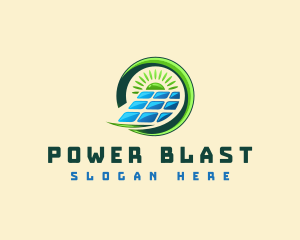 Solar Panel Energy logo design