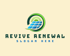 Solar Panel Energy logo design