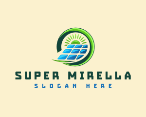 Sunrays - Solar Panel Energy logo design