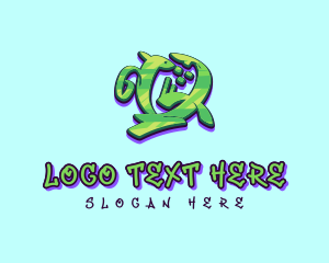 Hiphop - Graffiti Art Letter Q logo design