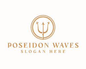 Poseidon - Psychology Trident Institution logo design