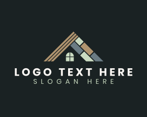 Flooring - Home Interior Design logo design