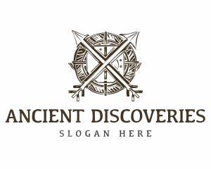 Ancient Arrow Shield  logo design