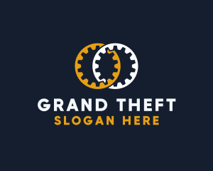 Garage - Mechanical Gear Machine logo design