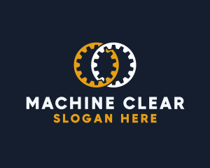 Mechanical Gear Machine logo design