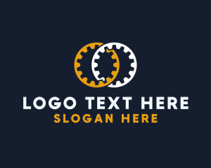 Mechanical Gear Machine Logo