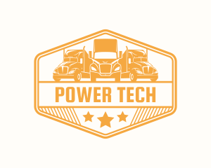 Truckload - Mover Freight Truck logo design