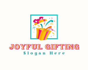 Gift - Surprise Gift Box logo design
