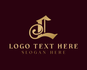 Gothic - Elegant Decorative Calligraphy logo design