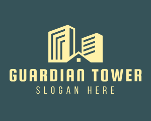 Real Estate Property Tower logo design