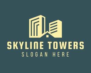 Real Estate Property Tower logo design