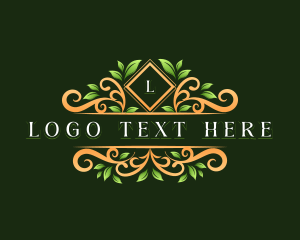 Botanical - Nature Foliage Ornament logo design