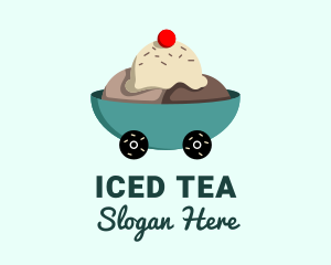 Ice Cream Delivery logo design