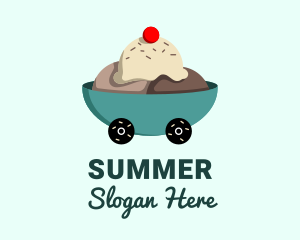 Ice Cream Delivery logo design