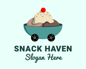 Ice Cream Delivery logo design