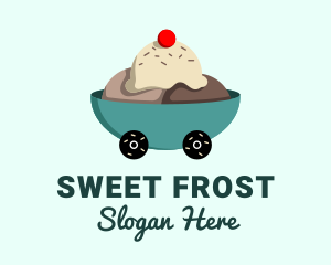 Ice Cream Delivery logo design