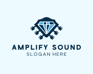 Diamond Rock Sound logo design