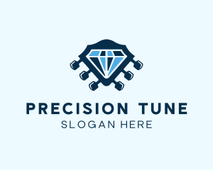 Tuning - Diamond Rock Sound logo design