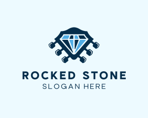 Diamond Rock Sound logo design